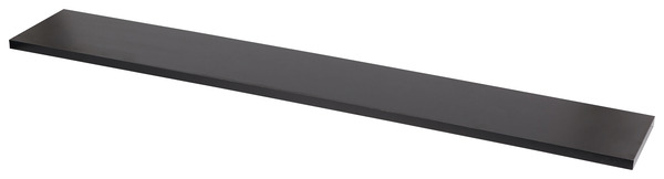 Tablette noire l. 118 x p. 19 cm - ép. 18 mm - GoodHome - Brico Dépôt