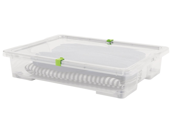 Couvercle pour boîte de rangement transparent 50 L / 138 L "Kaze" - Form - Brico Dépôt