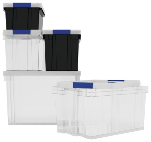 Bac de rangement gris 15 L "Xago"  - Form - Brico Dépôt