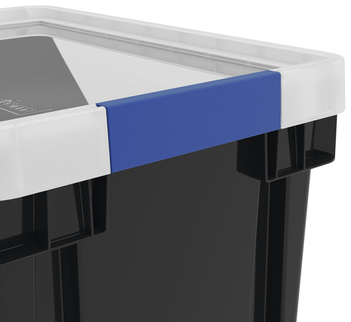 Couvercle pour bac de rangement transparent 15 L / 24 L "Xago" - Form - Brico Dépôt
