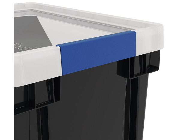 Couvercle pour bac de rangement transparent 51 L / 68 L "Xago" - Form - Brico Dépôt