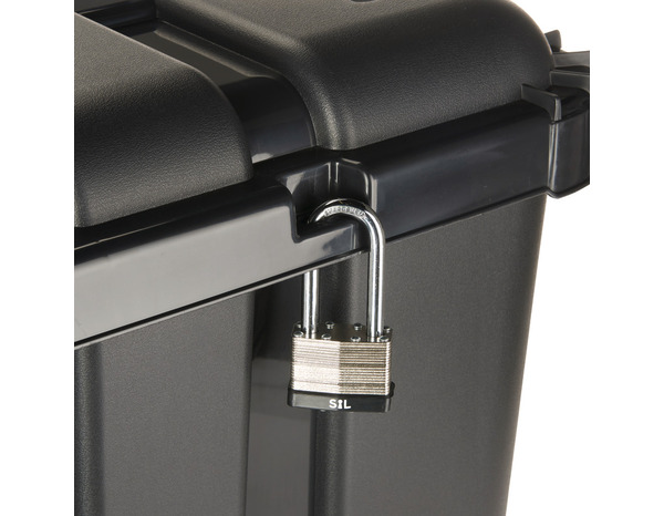 Malle noire haute résistance 68 L + couvercle « SKYDA » - Form - Brico Dépôt