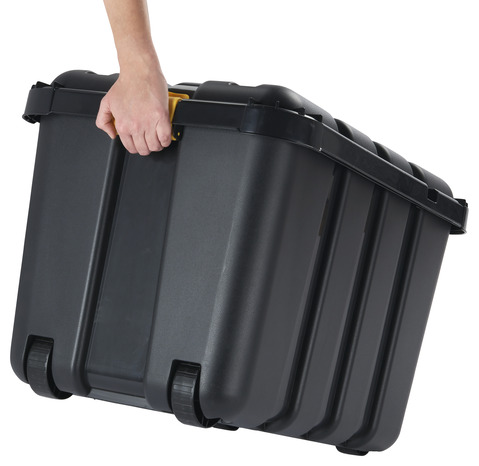 Malle noire haute résistance 150 L + couvercle « SKYDA » - Form - Brico Dépôt