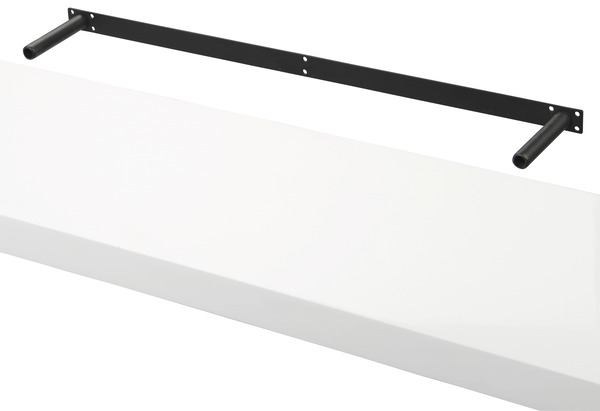 Tablette blanche L. 118 cm x p. 23,5 cm - Ép. 38 mm - GoodHome - Brico Dépôt