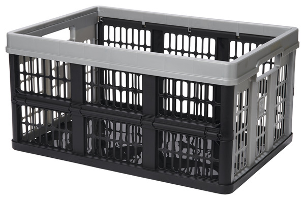 Casier pliable Gris/noir  45 L "Stuva" - Form - Brico Dépôt