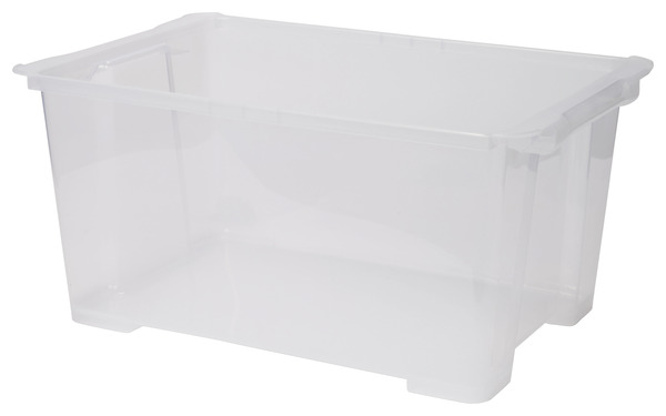 Boite de rangement transparente 43 L "Kaze" - Form - Brico Dépôt