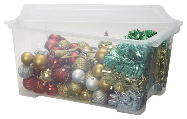 Boite de rangement transparente 43 L "Kaze" - Form - Brico Dépôt