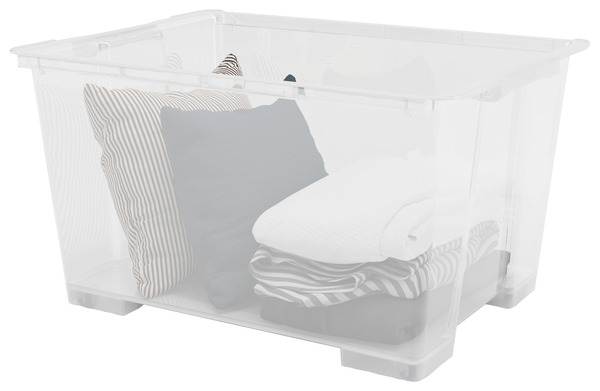 Boite de rangement transparente 138 L "Kaze" - Form - Brico Dépôt