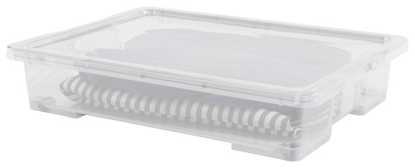 Boîte de rangement transparente 50 L "Kaze"  - Form - Brico Dépôt