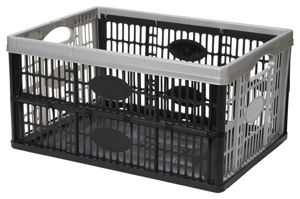Casier pliable Gris/noir  33 L "Stuva" - Form - Brico Dépôt