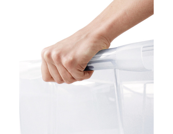 Boîte de rangement transparente 10 L  "Kaze" - Form - Brico Dépôt