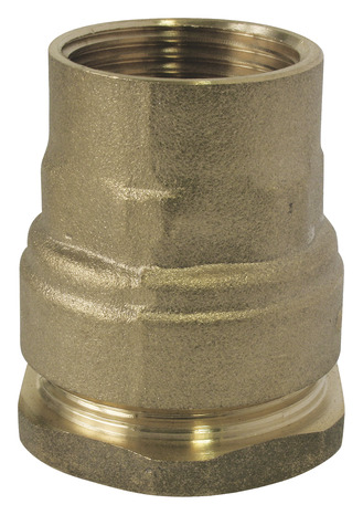 Raccord en laiton droit femelle Ø 32 mm 20x27 mm - Somatherm - Brico Dépôt