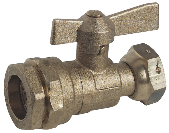 Robinet de compteur Ø 25 mm 20x27 mm - Somatherm - Brico Dépôt