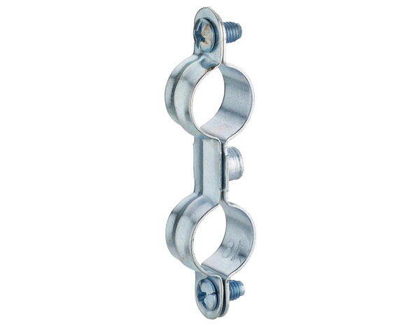 Collier de fixation double pour tube cuivre Ø 12 mm - Noyon & Thiebault - Brico Dépôt