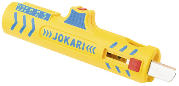 Couteau à dégainer, dénuder et découper les fils électriques Ø 8 à 28 mm - Jokari - Brico Dépôt