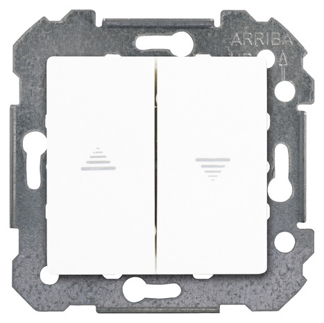 Interrupteur volet roulant à clipser "Delta Viva" blanc - Siemens - Brico Dépôt