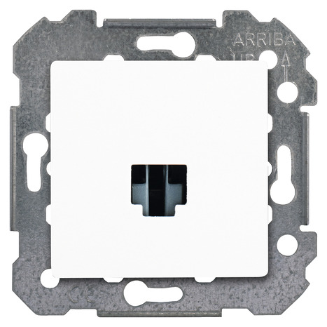 Prise Ethernet RJ45 à clipser "Delta Viva" blanc - Siemens - Brico Dépôt