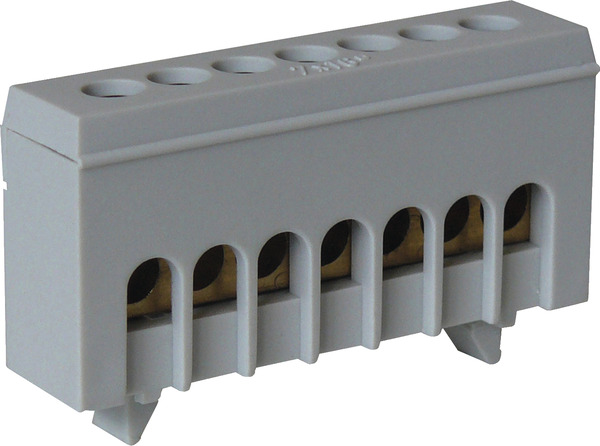 Bornier phase 7 bornes gris - Siemens - Brico Dépôt