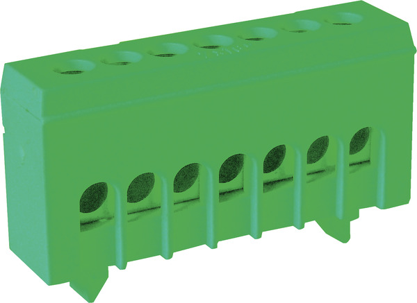 Bornier terre 7 bornes vert - Siemens - Brico Dépôt