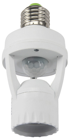 Douille E27 60 W avec détecteur de mouvements pour l'allumage automatique - Brico Dépôt