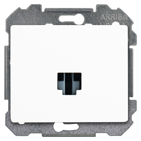 Prise RJ45 à clipser "Delta Iris" blanc - Siemens - Brico Dépôt