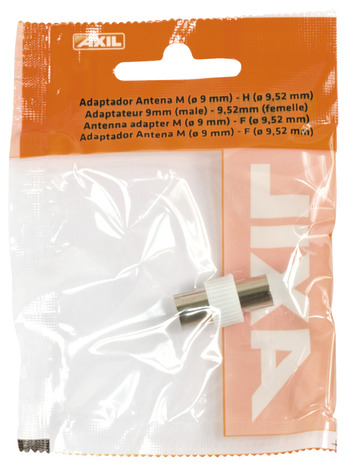 Adaptateur M (mâle) 9 mm - F (femelle) 9,5 mm - Brico Dépôt