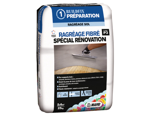 Ragréage fibré spécial rénovation* - Mapei - Brico Dépôt