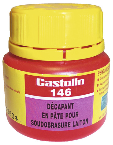Décapant 146 cuivre, aciers et fonte par soudobrasure en pâte 50 gr - Castolin - Brico Dépôt