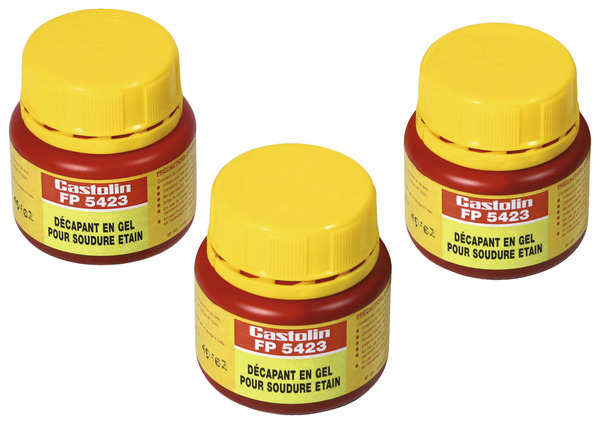 Décapant en gel pour brasage tendre des métaux cuivreux - 50 g - Castolin - Brico Dépôt