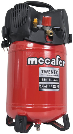 Compresseur 24 L - 1,5HP - 8 bar - Mecafer - Brico Dépôt