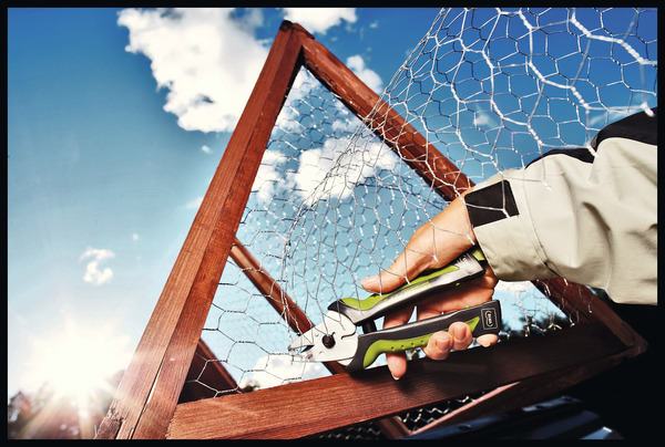 Pince à grillage avec poignée ergonomique souple antidérapante - Rapid - Brico Dépôt