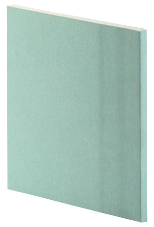 Plaque de plâtre BA 13 hydrofuge NF - L. 1,25 x l. 0,60 m x Ép. 12.5 mm "Pladur" - Brico Dépôt