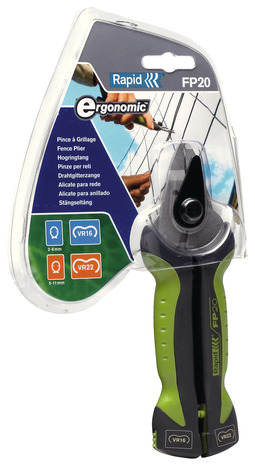 Pince à grillage avec poignée ergonomique souple antidérapante - Rapid - Brico Dépôt