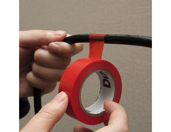 Ruban adhésif isolant 19mm x 33m rouge - Diall - Brico Dépôt