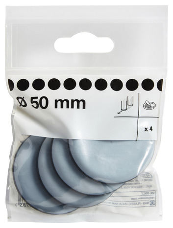 Lot de 4 patins auto-adhésifs Ø 50 mm - Brico Dépôt
