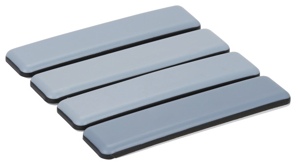 Lot de 4 patins auto-adhésifs marron 24 x 100 mm - Diall - Brico Dépôt