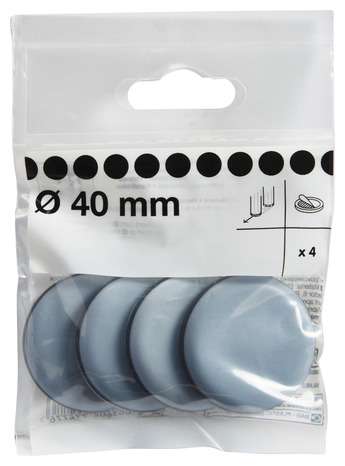 Lot de 4 patins auto-adhésifs Ø 40 mm - Brico Dépôt