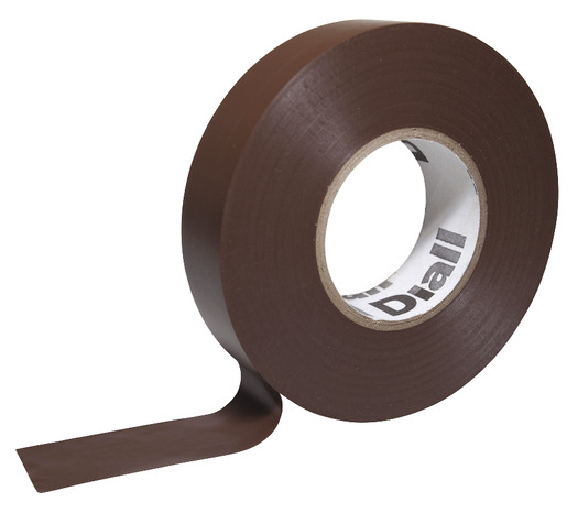 Ruban adhésif isolant 19mm x 33m marron - Diall - Brico Dépôt