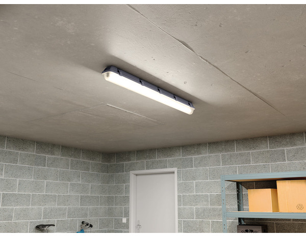 Réglette grise "Qaanaaq" Dim. : 126 cm - Colours - Brico Dépôt