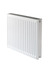 Radiateur acier 1 031 w 60 x 60 cm