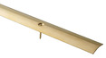 Barre de seuil en acier laitonné long. 1800 x larg. 30 mm