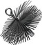 Hérisson de ramonage en acier - Ø 250 mm