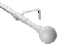 Kit barre à rideau extensible embout boule Anafi 200/330 cm - GoodHome