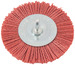 Brosse circulaire en nylon pour jante 100 mm