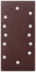 U. Fit 5 feuilles velcro perforées 2 185 x 93 mm grains 80