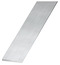 Plat aluminium brut - 10 x 2 mm 1 m Argent