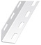 Cornière acier perfo blanc - 27 x 27 mm 1 m