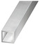 Tube carré alu brut - 20 x 20 mm 2 m
