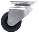 Roulette pivotante TPR gris - Ø 5 cm - 40 kg