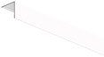 Habillage en L pour fenêtre alu - Blanc - 3,5 x 3,5